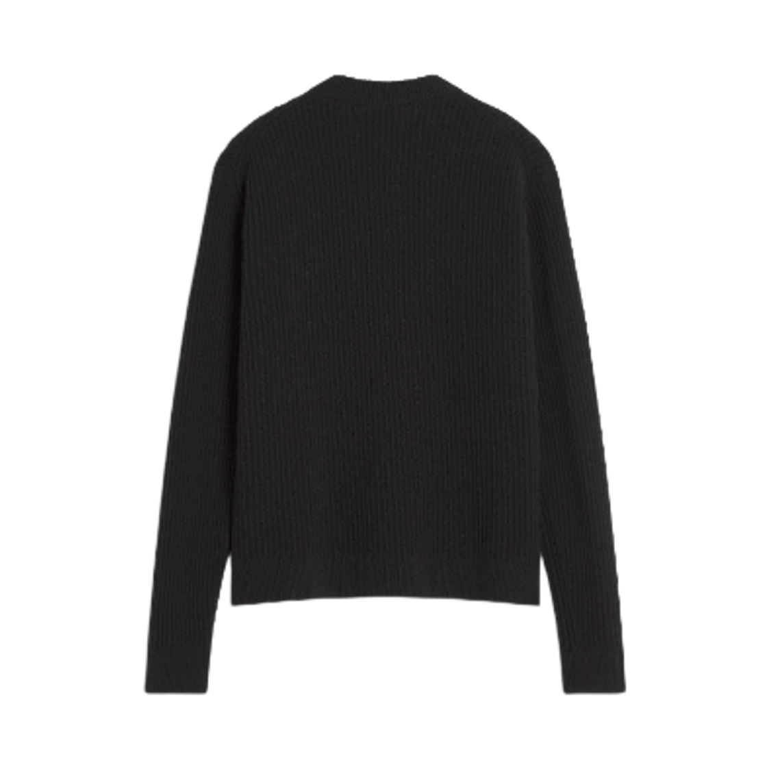 메종 키츠네 폭스 헤드 울 립드 가디건 블랙(Maison Kitsune Fox Head Wool Ribbed Cardigan Black) - 2
