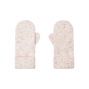 Allincomplete Dot Mitten Gloves White