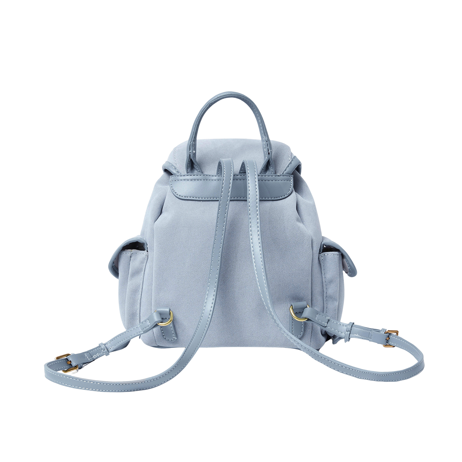 올인컴플리트 누베 스웨이드 미니 백팩 스카이 블루(Allincomplete Nube Suede Mini Backpack Sky Blue) - 2
