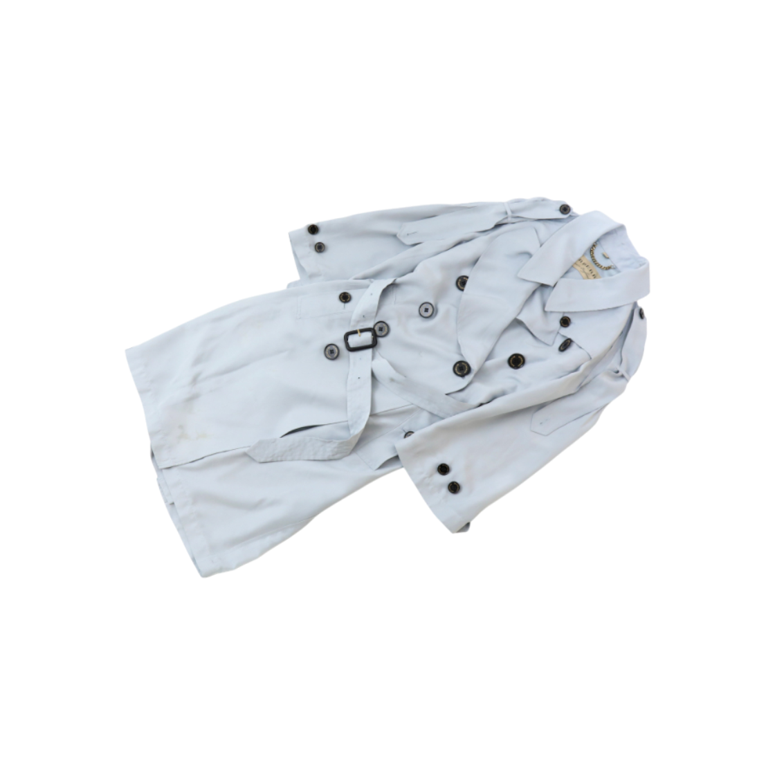 ITOEEFHWGDOT Burberry Baythrope Silk Trench Coat Size 4