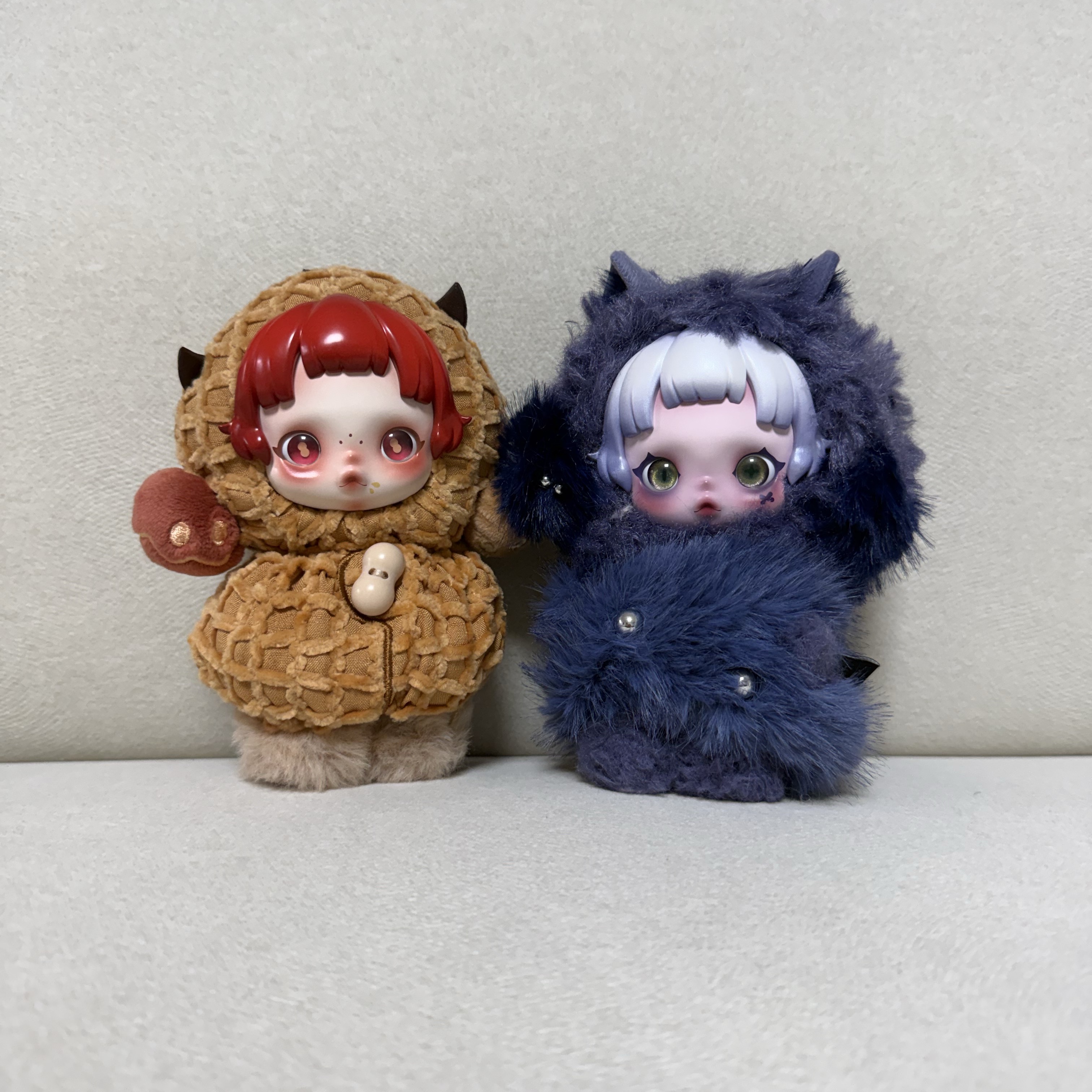 Pop Mart Skullpanda You Found Me ! Series Plush Doll Pendant Pranky Peanut (Opened Case), Pop Mart Skullpanda You Found Me ! Series Plush Doll Pendant Sealed Case (1 Blind Box) 착용 스타일 - 2