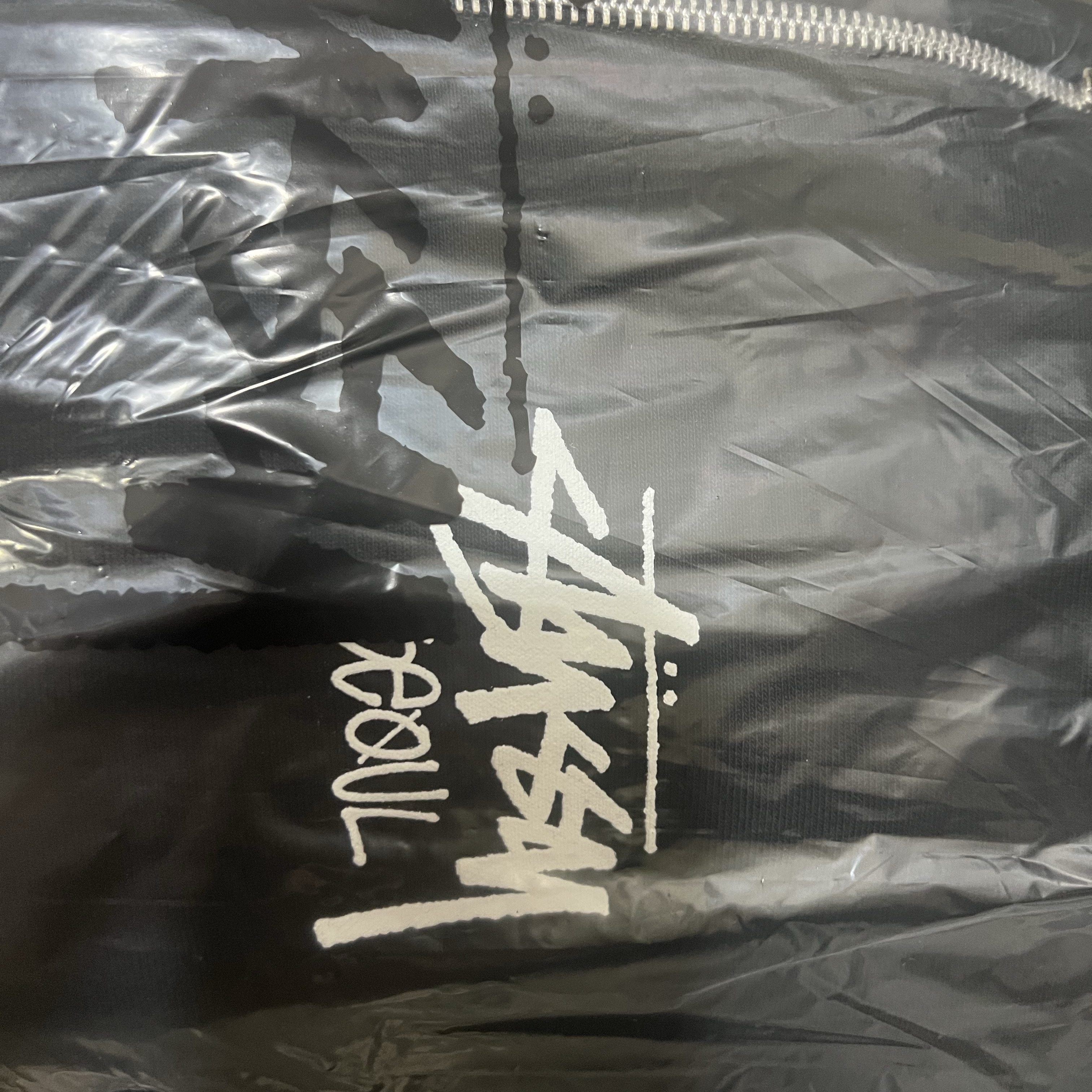 Stussy Stock Seoul Zip Hood Black 착용 스타일