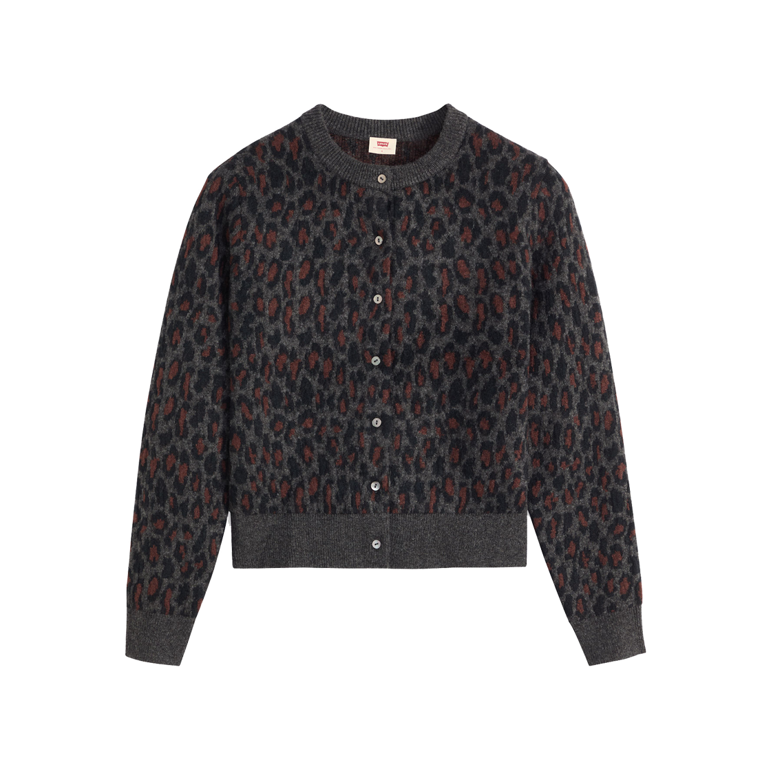 004H1-0000 Levi's Tara Wooly Cardigan Black