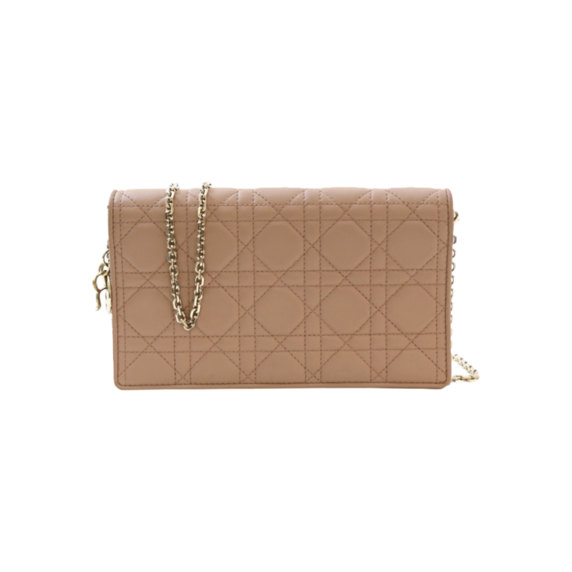 ITP5ATIKRIMW Dior Lady Dior Cannage WOC Crossbody Bag Beige Pink