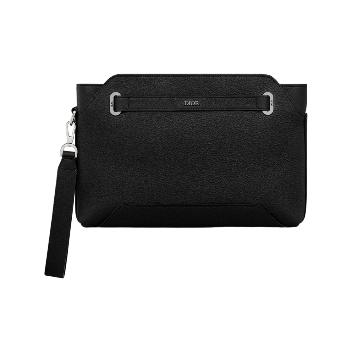 2LLCA606KEN-H00N Dior Normandie A5 Triangle Pouch Dior Icons Calfskin Black