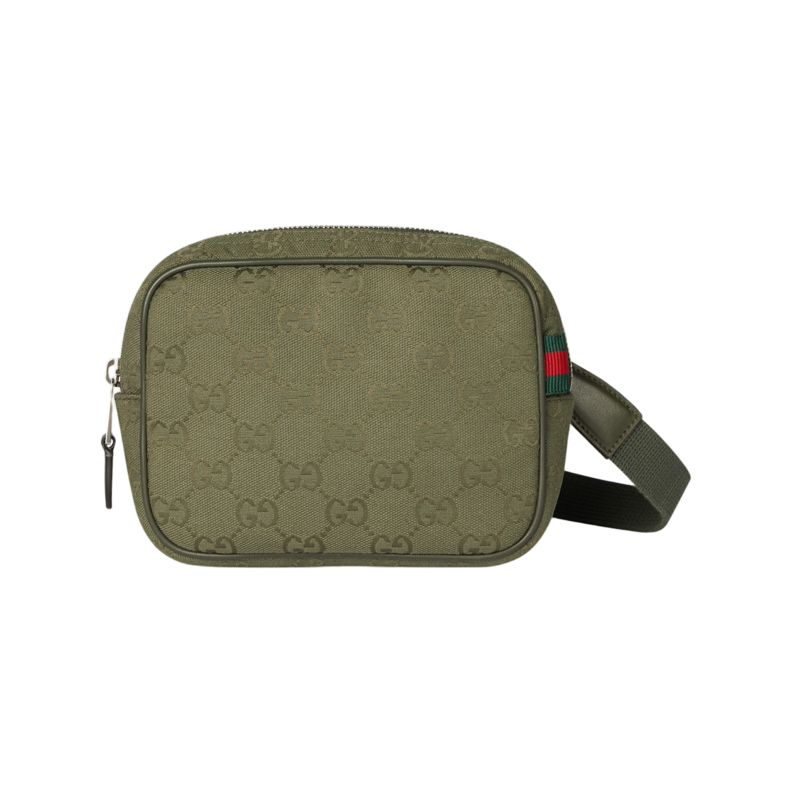834268-FAEOG-3241 Gucci GG Canvas Mini Bag Forest Green