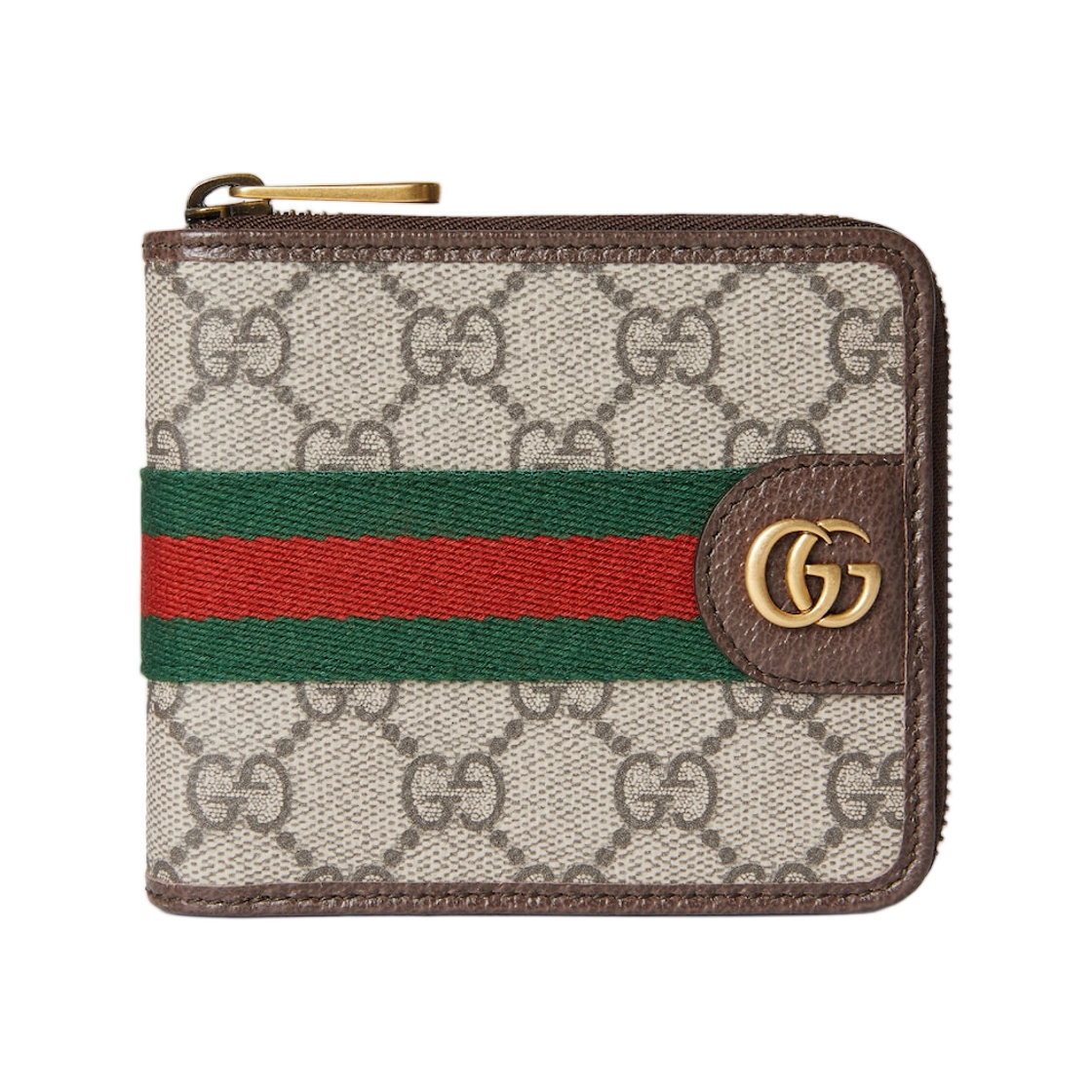 구찌 오피디아 코인 월렛 베이지 다크 브라운(Gucci Ophidia Coin Wallet Beige Dark Brown) - 1