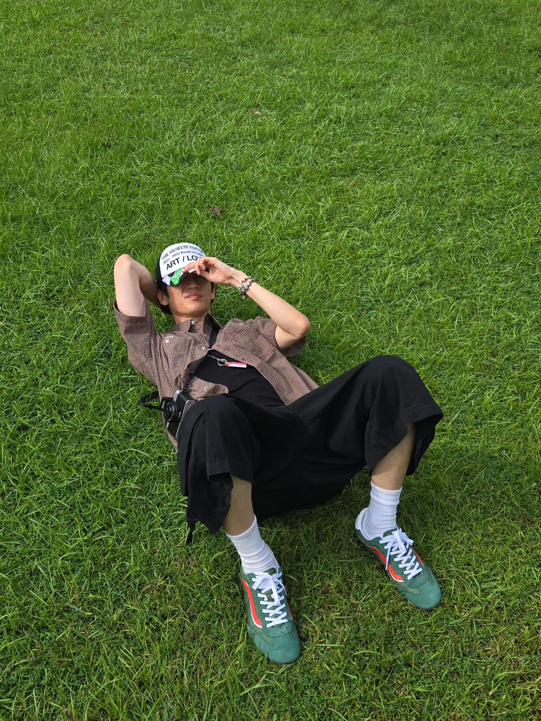 Vans Super Low Pro Green 착용 스타일