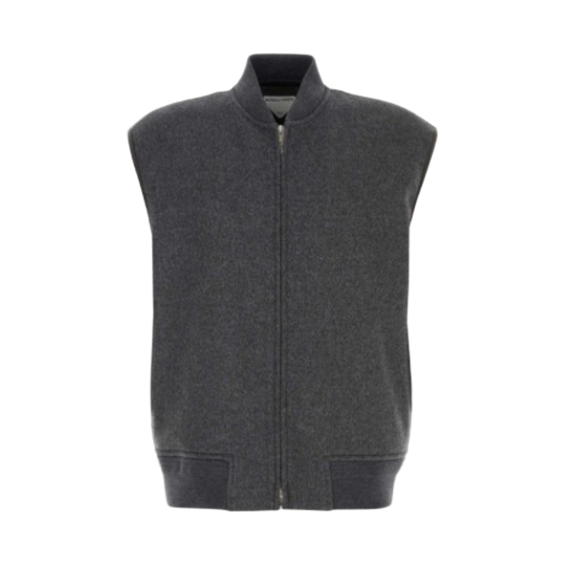 보테가 베네타 더블 페이스 울 길렛 차콜 멜란지(Bottega Veneta Double Face Wool Gilet Charcoal Melange)