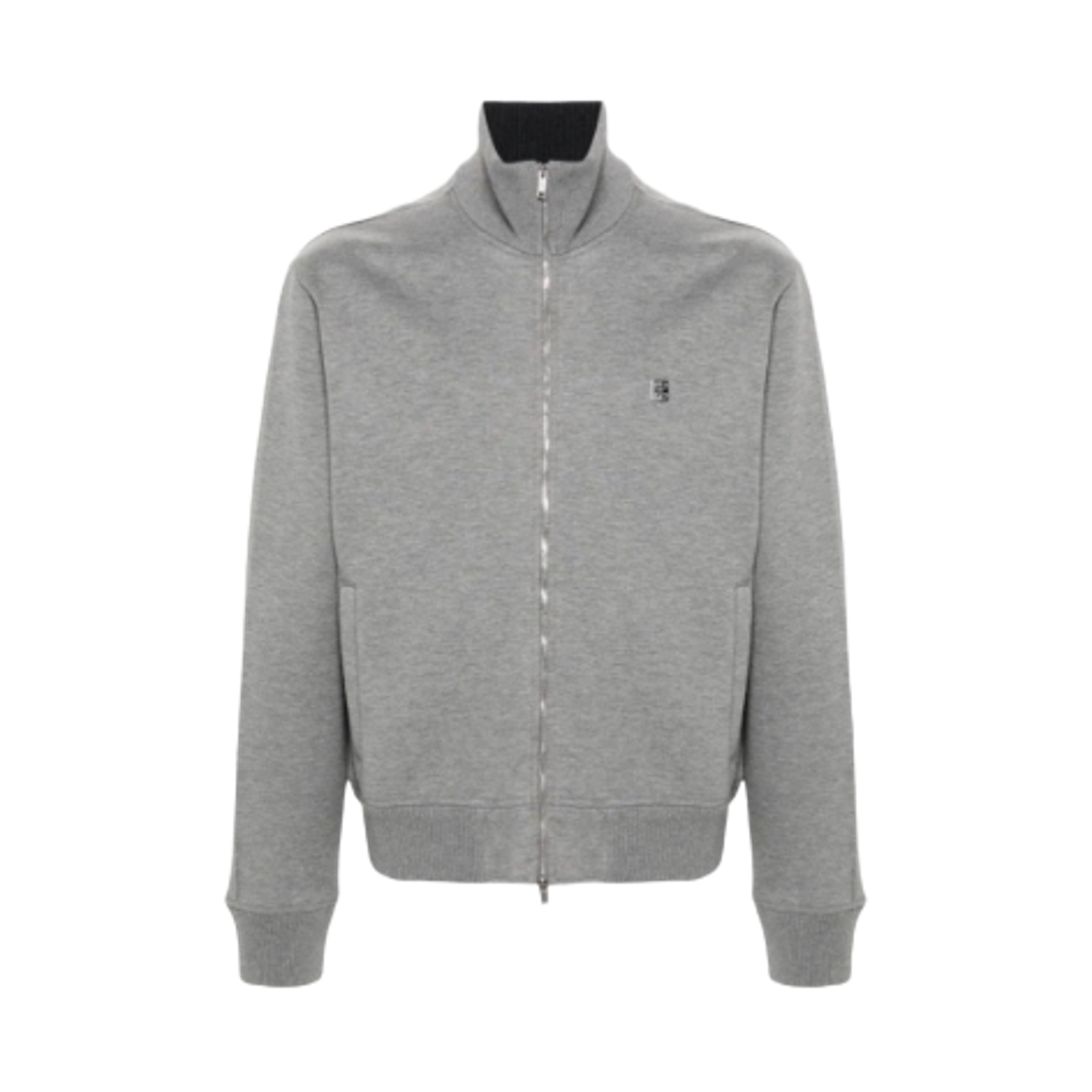 BMJ0MP3YMC-050 Givenchy 4G Zip Up Track Jacket Light Grey
