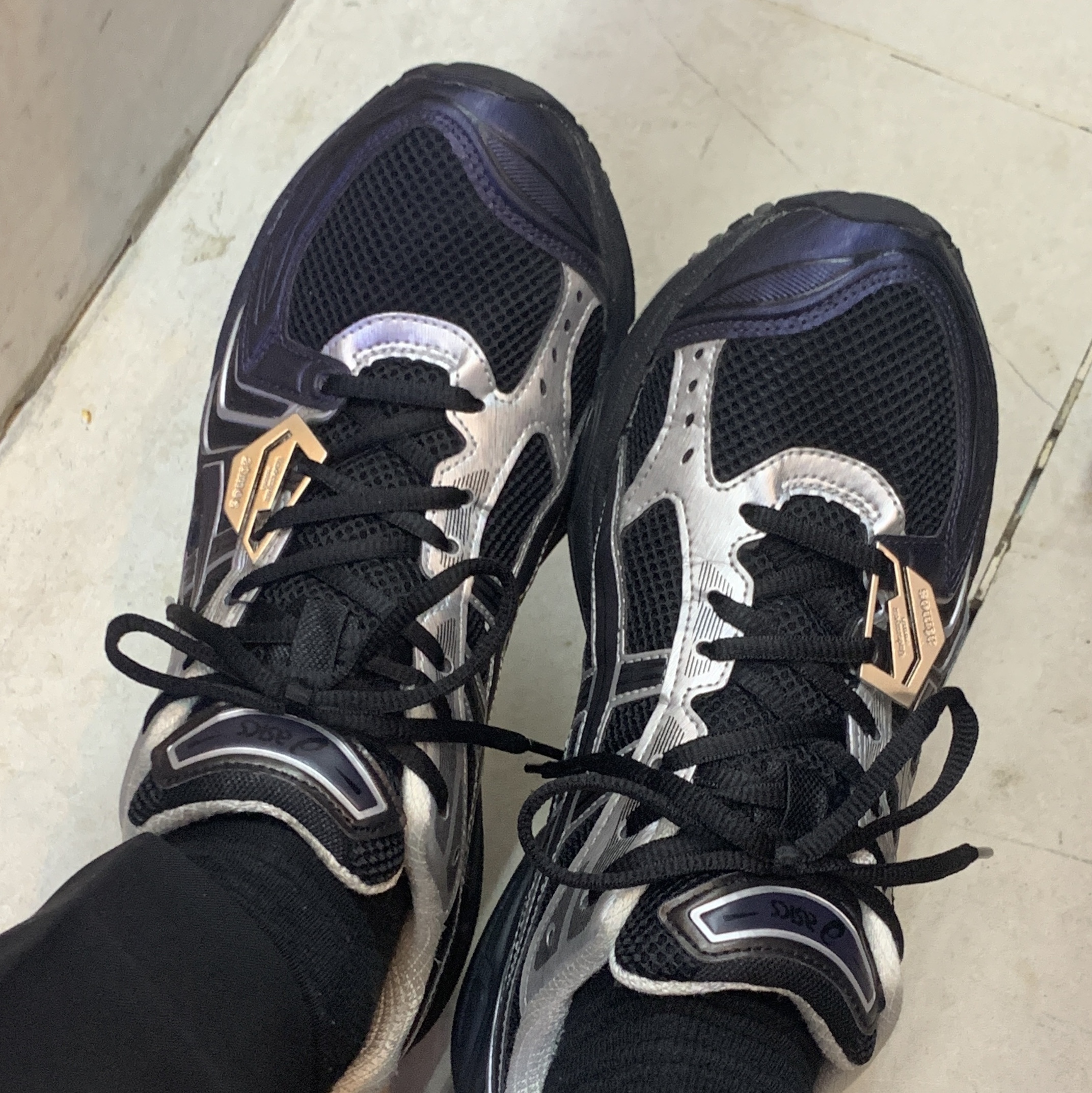 Asics x Atmos x Undermycar Gel-Kayano 14 Black Pure Silver 착용 스타일
