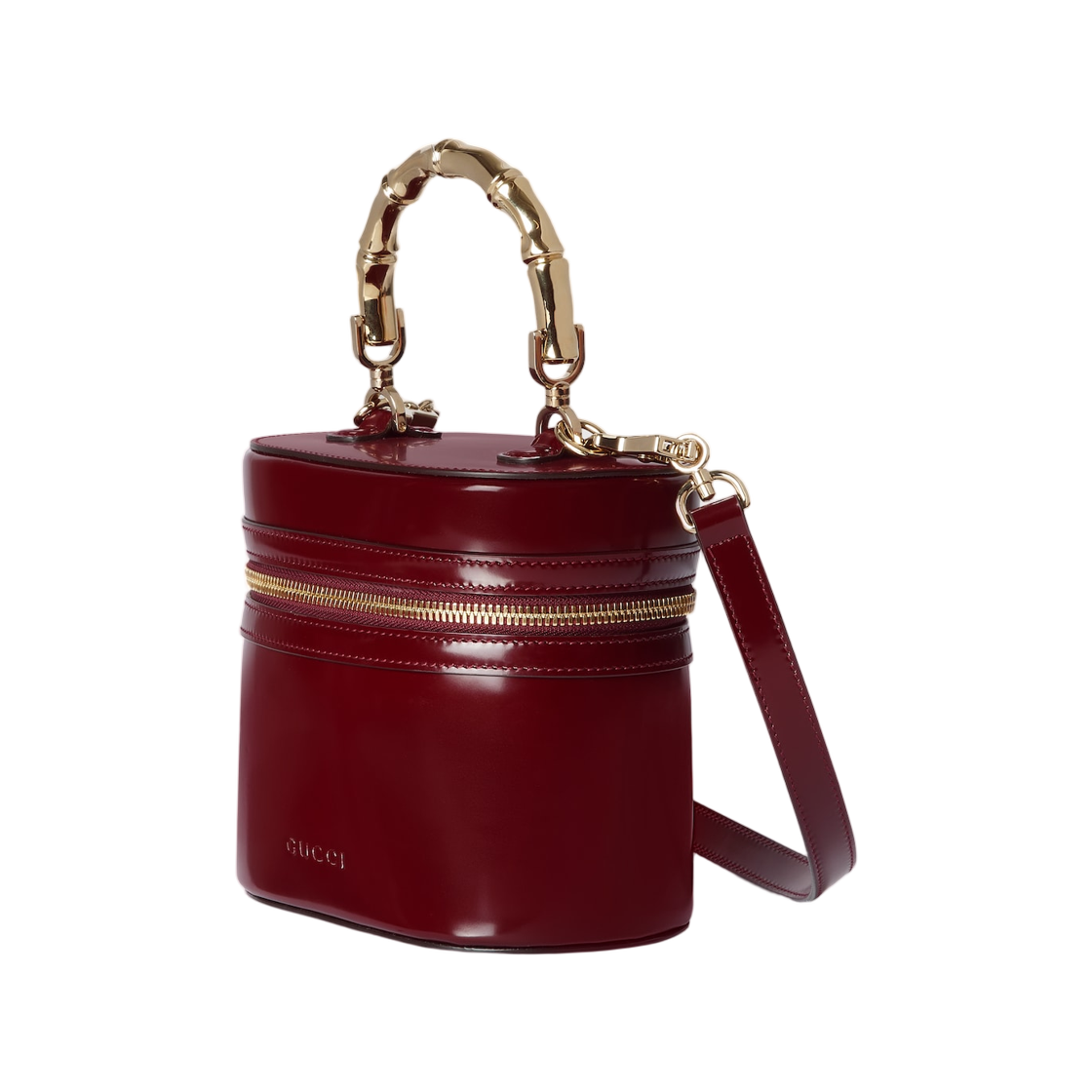구찌 미니 베니티 백 뱀부 핸들 로쏘 앙코라 레드(Gucci Mini Vanity Bag with Bamboo Handle Rosso Ancora Red) - 2