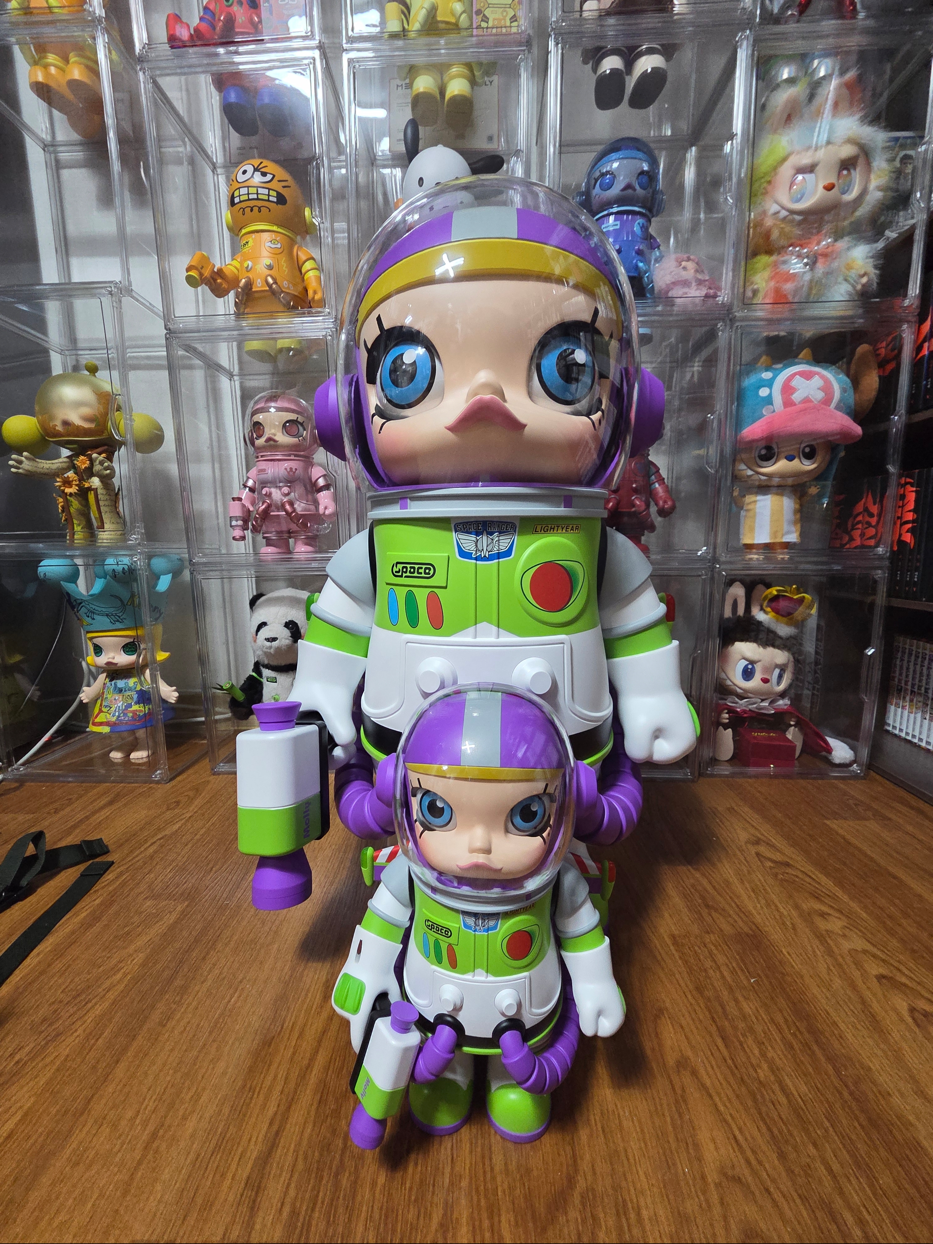 Pop Mart Mega Space Molly 1000% Buzz Lightyear 착용 스타일 - 3