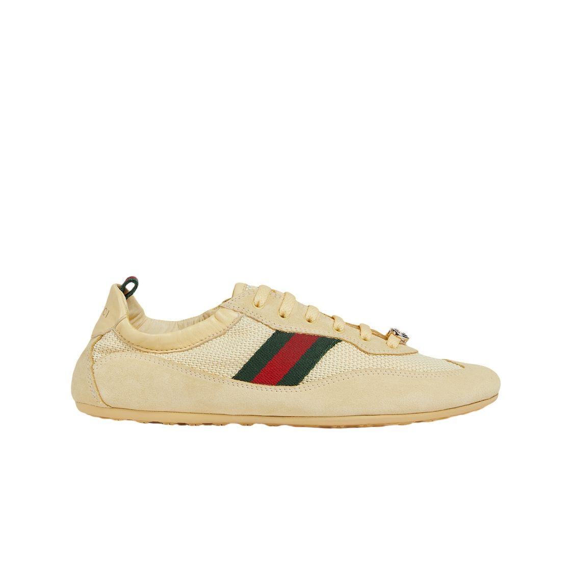857963-AAF1Z-7552 (W) Gucci Shift Sneakers Light Yellow