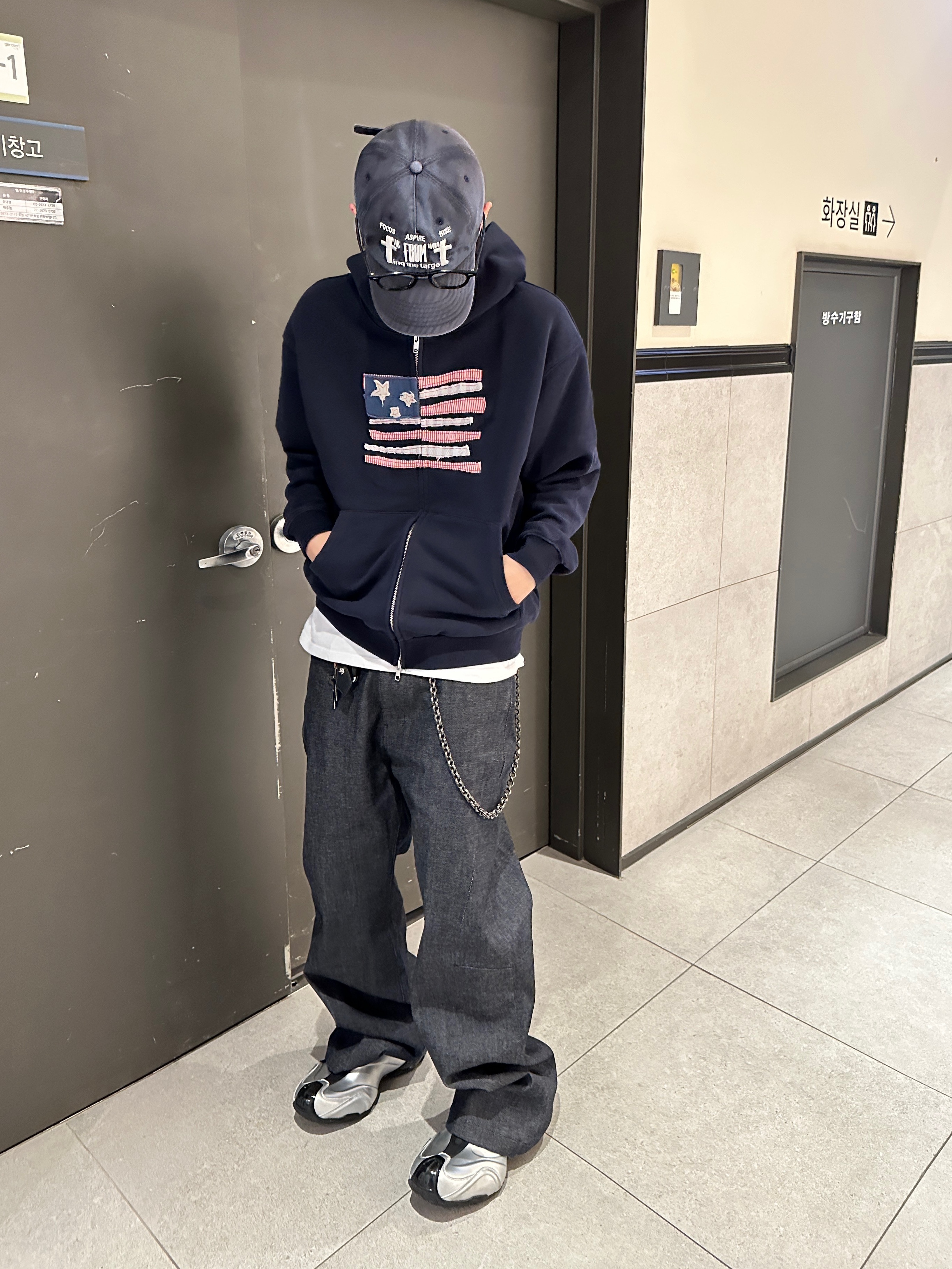 Nonnod Zen Raw Selvedge Denim Pants Indigo 착용 스타일