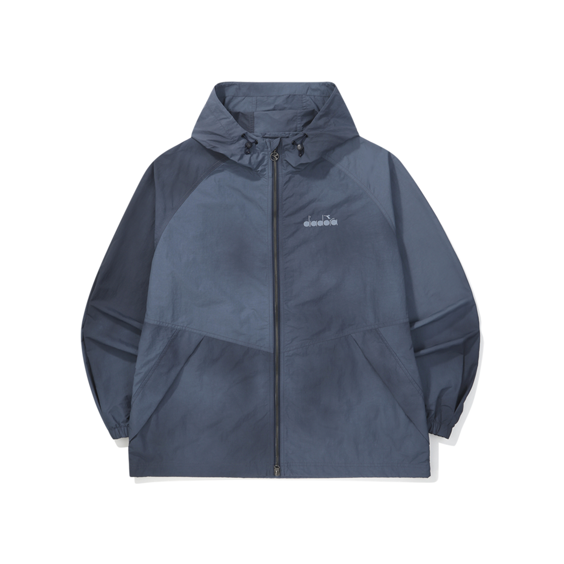 디아도라 웨이브다잉 후드 자켓 다크 블루(DIADORA Wave Dyeing Hood Jacket Dark Blue)