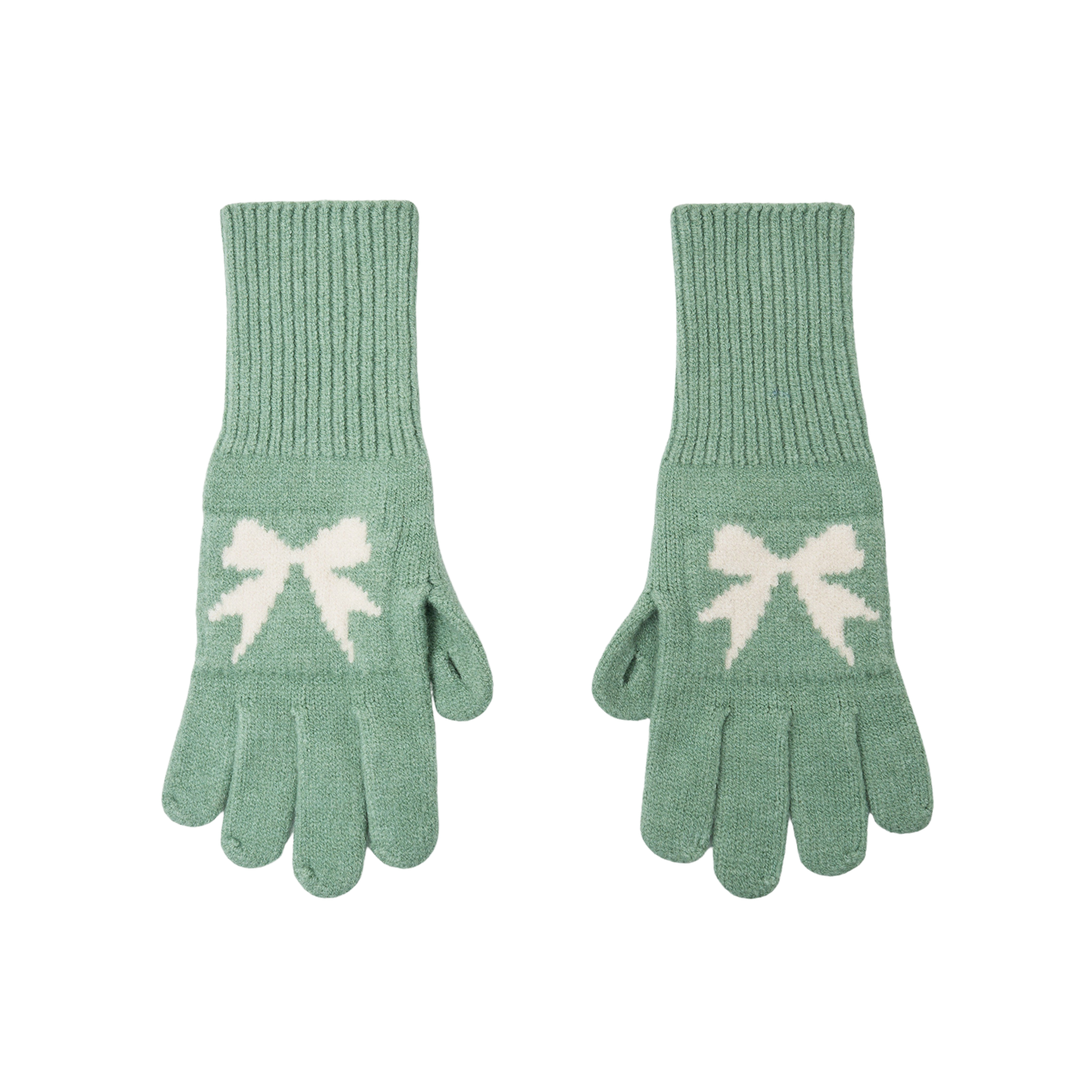올인컴플리트 리본 울 글러브 민트(Allincomplete Ribbon Wool Gloves Mint)