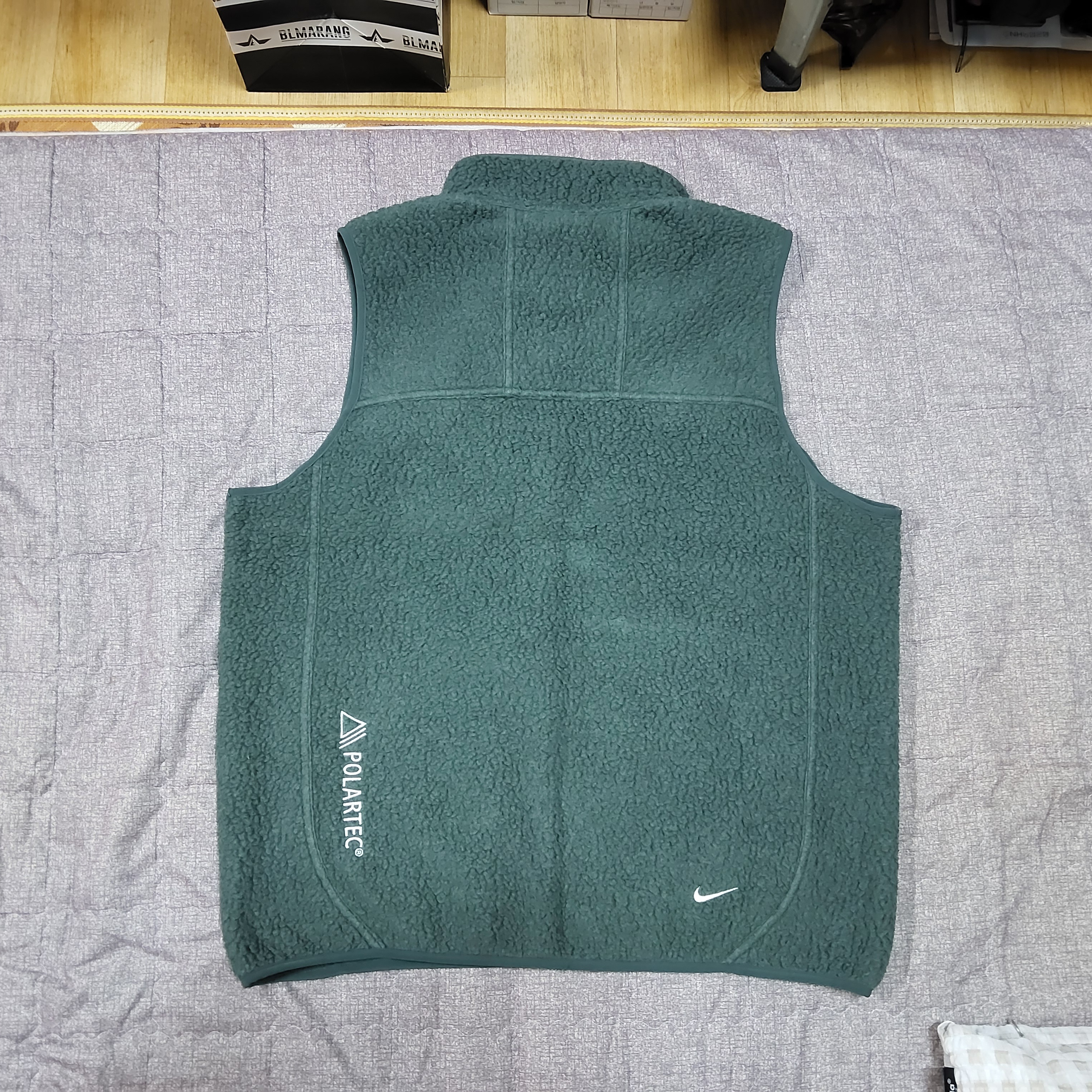 Nike ACG Arctic Wolf Vest Vintage Green - Asia 착용 스타일 - 3