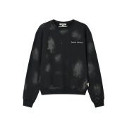 Kikozy Basic Logo Painting Sweatshirt Black