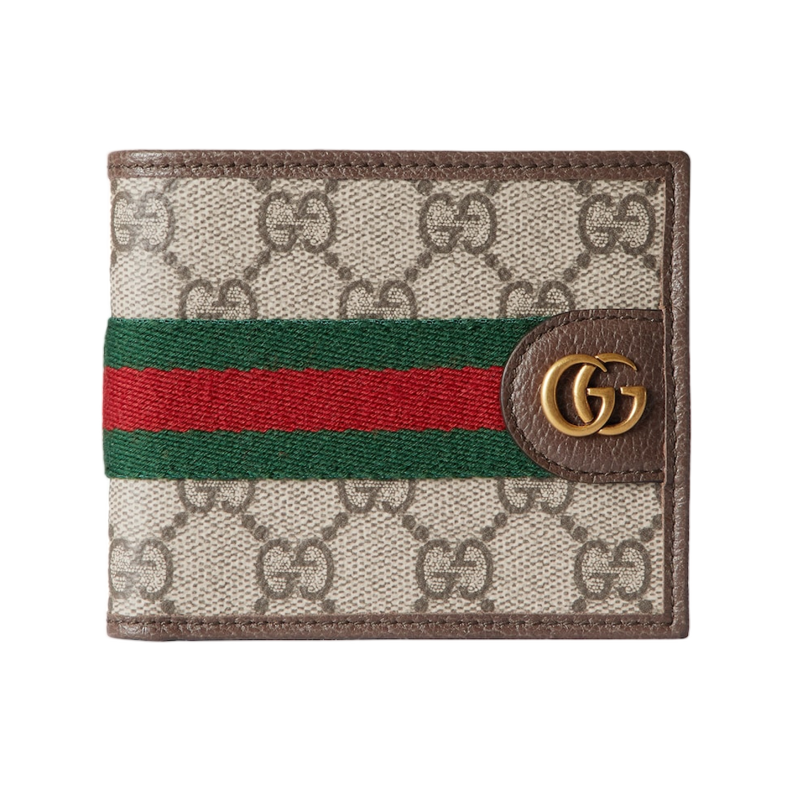 구찌 오피디아 바이폴드 월렛 베이지 다크 브라운(Gucci Ophidia Bi-Fold Wallet Beige Dark Brown) - 1