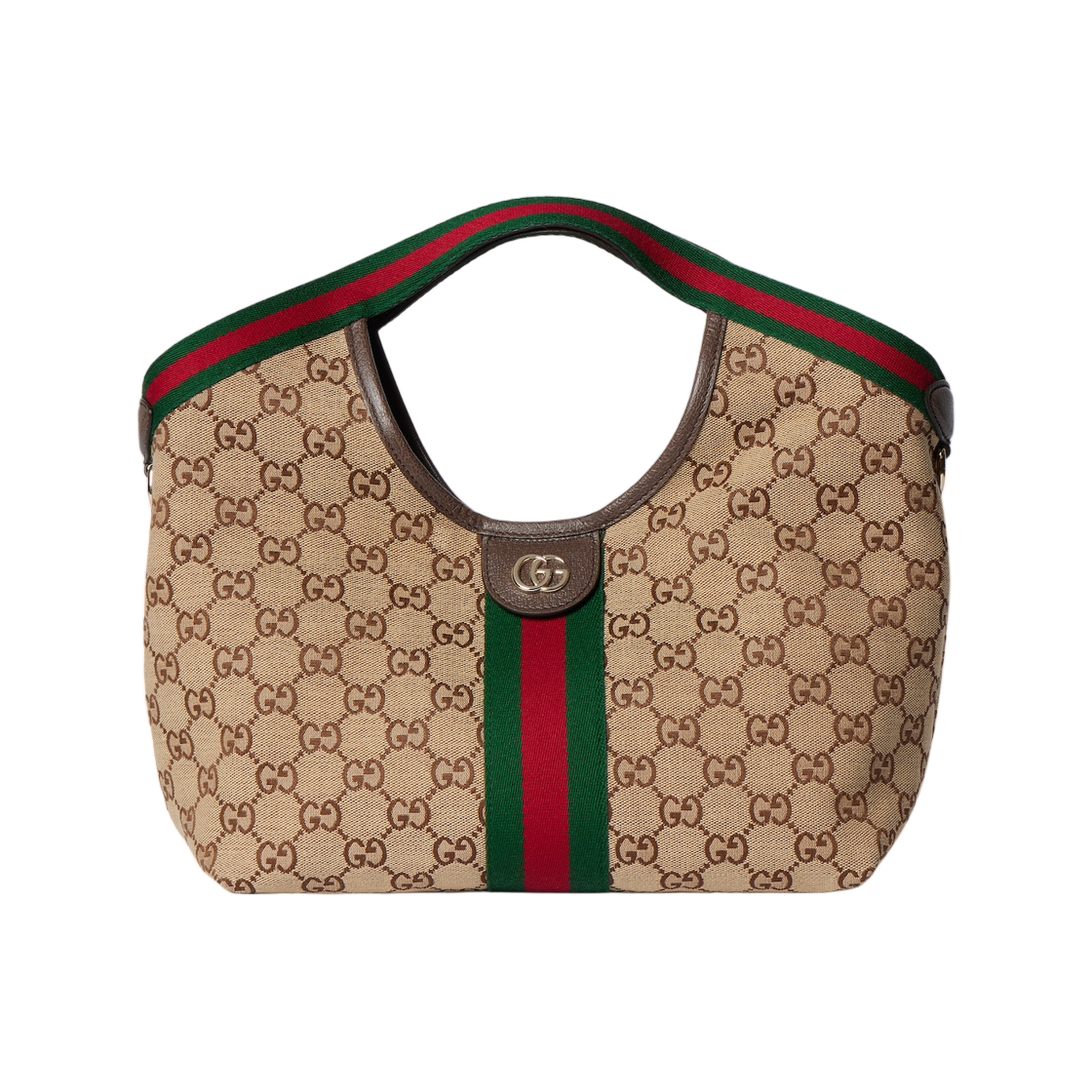 860845-AAF8L-2547 Gucci Giglio Small Tote Bag Beige Brown