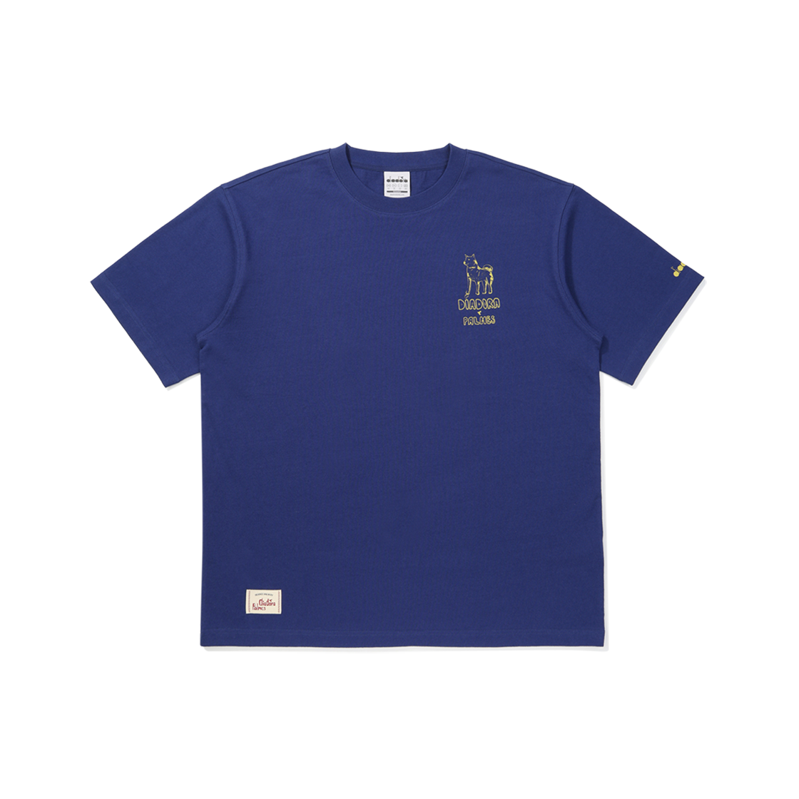 디아도라 바이 팜즈 그래픽 반팔 티셔츠 블루(DIADORA by PALMES Graphic Half Sleeve Blue)