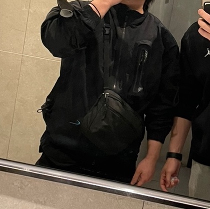 Nike x Off-White NRG Track Jacket Black - Asia 착용 스타일