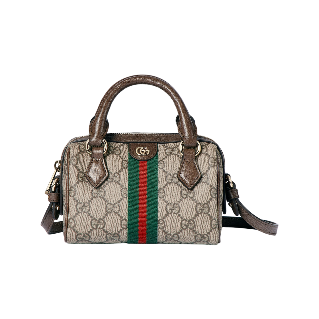 구찌 오피디아 미니 보스턴 백 베이지 브라운(Gucci Ophidia Mini Boston Bag Beige Brown) - 1
