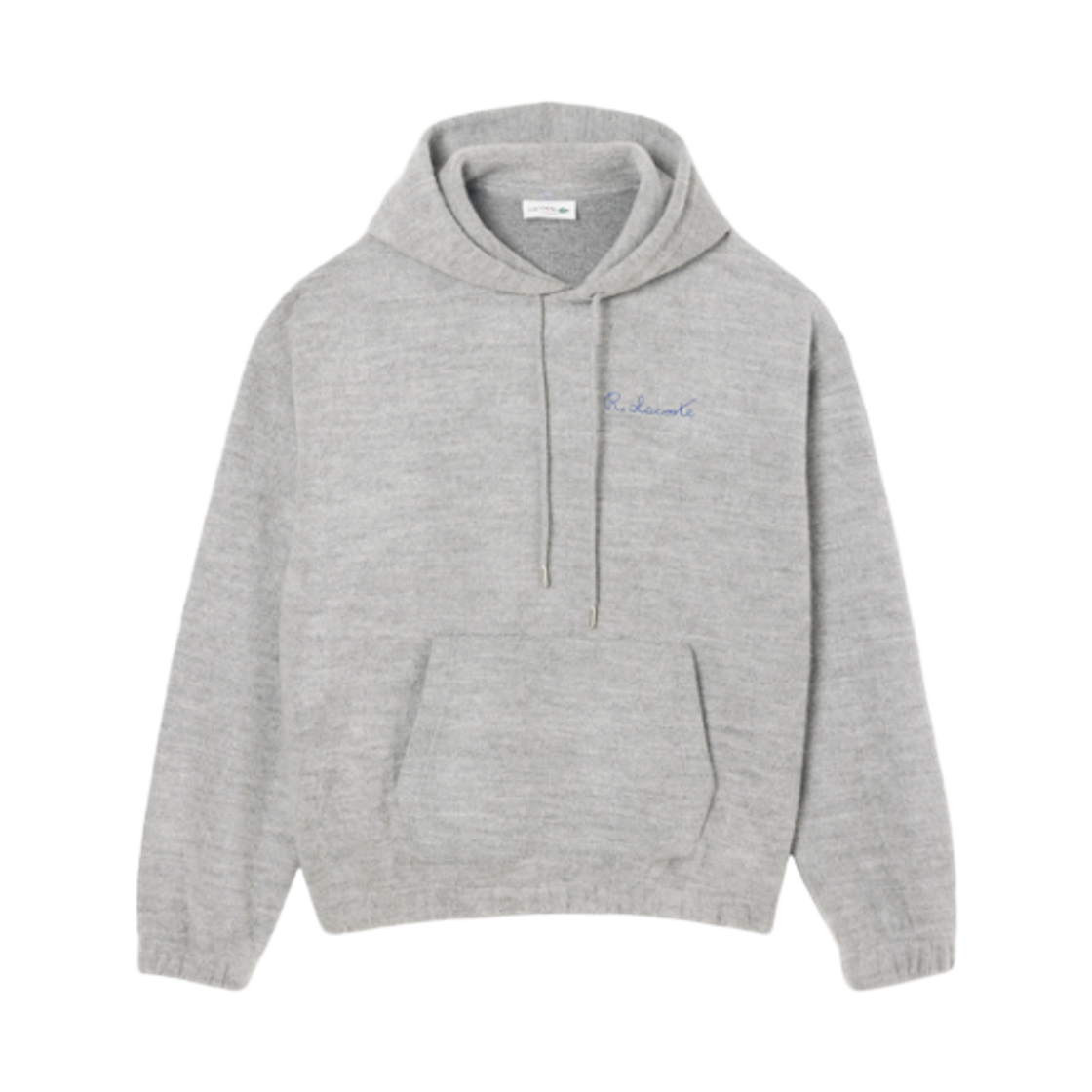 라코스테 파리 팩 플란넬 후드 풀오버 그레이(Lacoste Paris Pack Flannel Hoodie Pullover Grey)