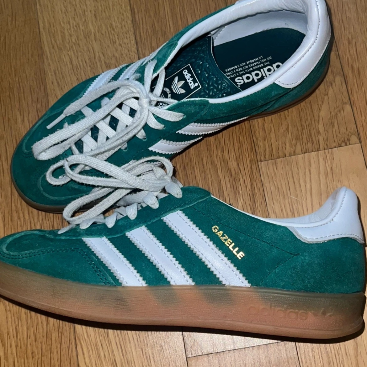 Adidas Gazelle Indoor Collegiate Green 착용 스타일