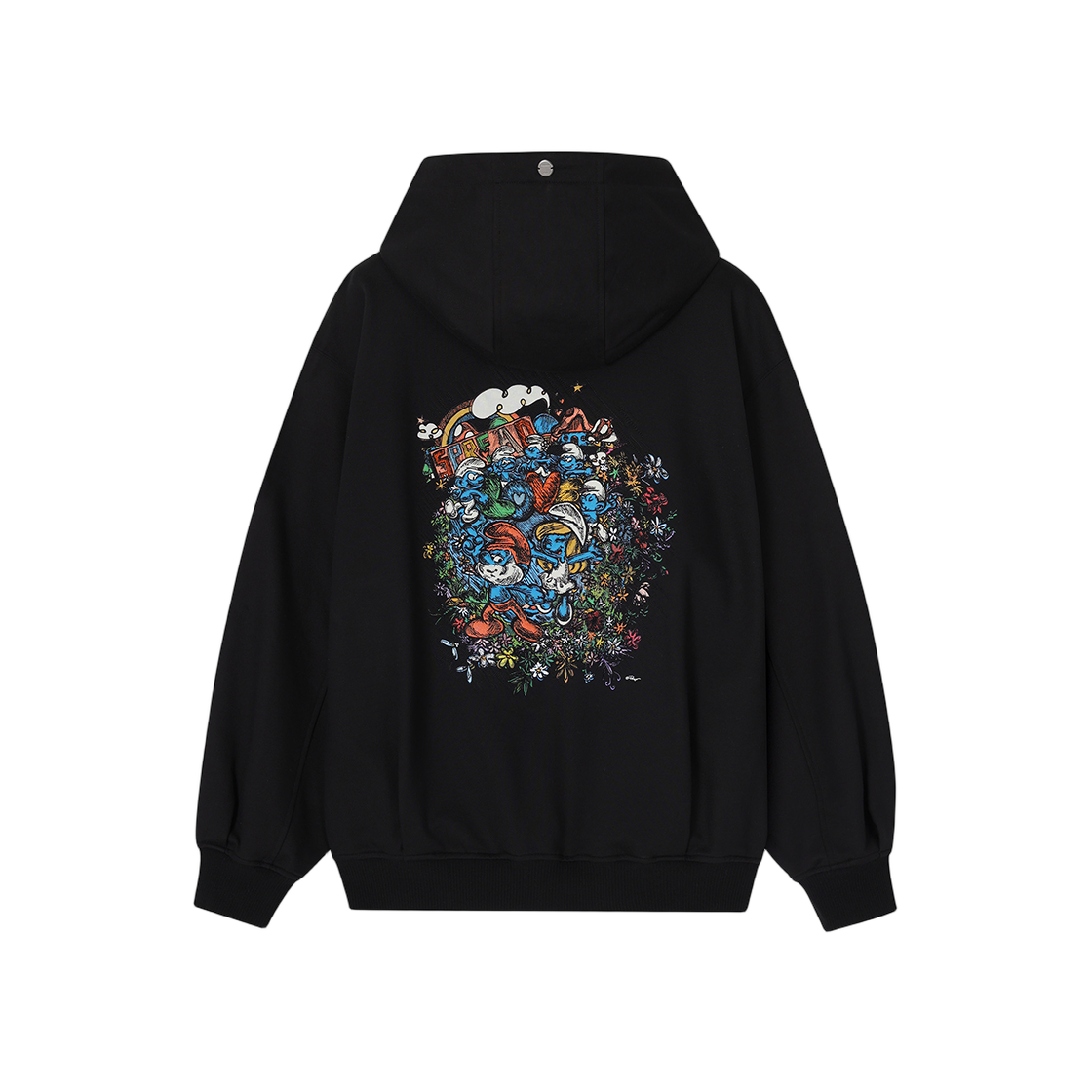 SH5TS562BK SONGZIO HOMME Love Smurf Hood Black