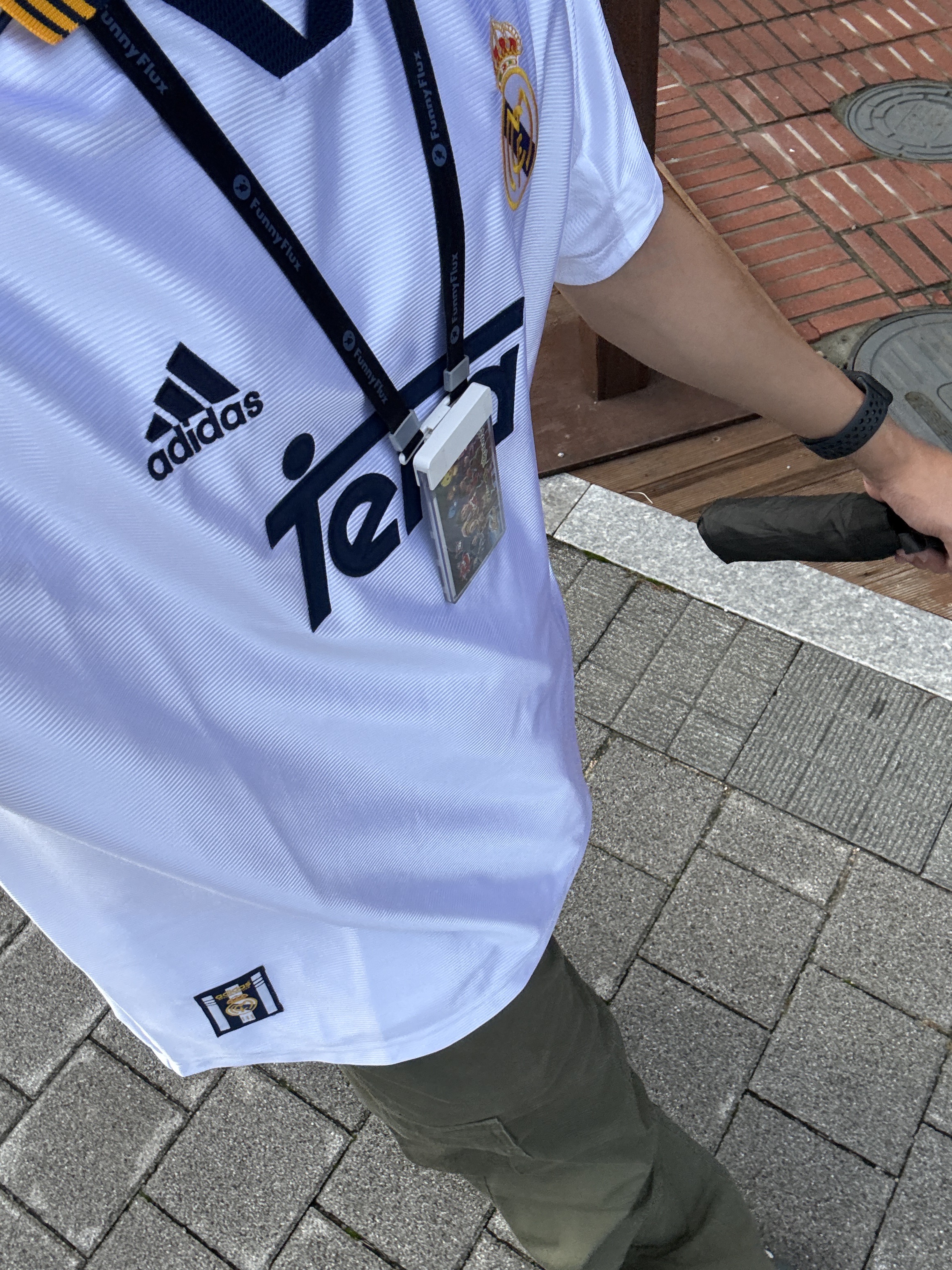 Adidas Real Madrid 99/00 Home Jersey White - KR Sizing (Non Marking Ver.) 착용 스타일