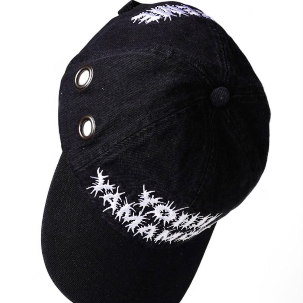 Supreme x Y's by Yohji Yamamoto Grommet 6-Panel Washed Black - 25FW 착용 스타일 - 2
