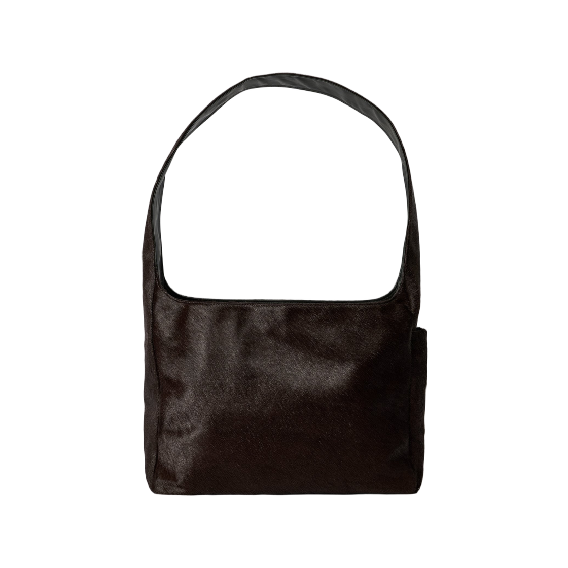 A4258GC Our Legacy Grande Brick Bag Chocolate Hair On Hide