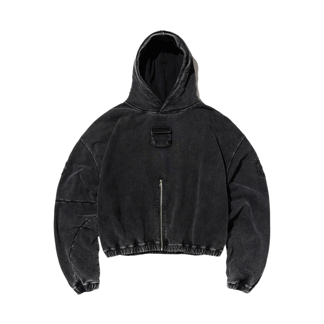 PDP252HD01CBK Punch Drunk Parties Self Guard Double Hoodie BLACK