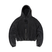 Punch Drunk Parties Self Guard Double Hoodie Black