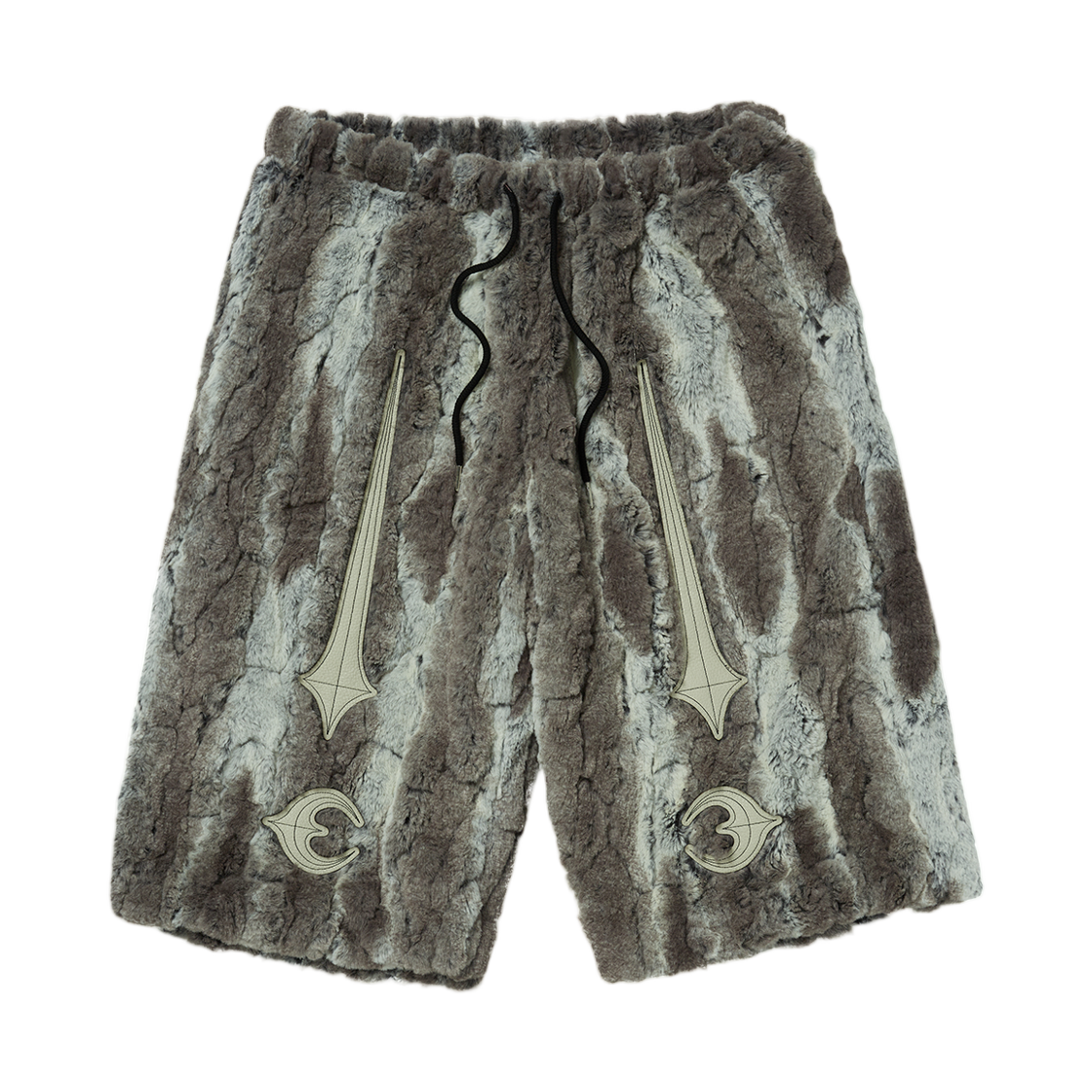 - Thug Club TC Bone Fur Shorts Ivory