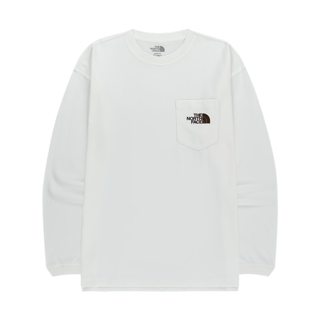 NT7TR50K The North Face Pocket L/S R/T-Shirt Off White - 25FW