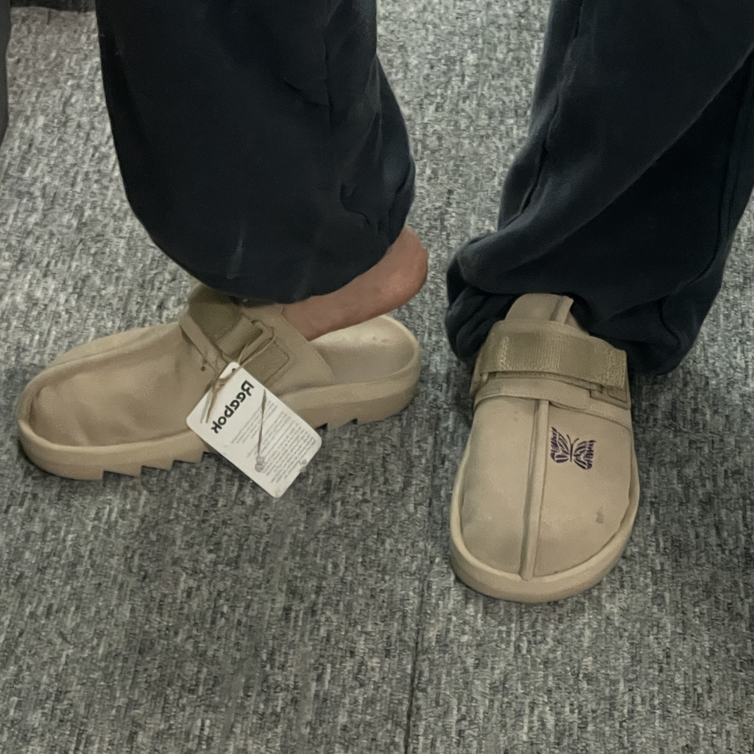 Reebok x Needles Beatnik Beige 착용 스타일
