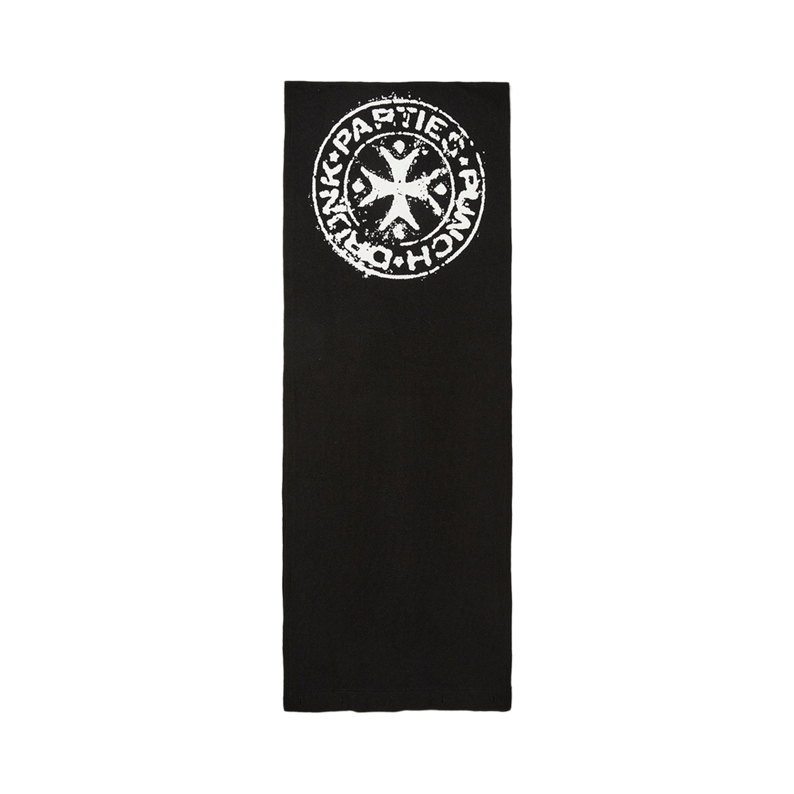 PDP251SC03ABKF Punch Drunk Parties Attachable Logo Muffler BLACK