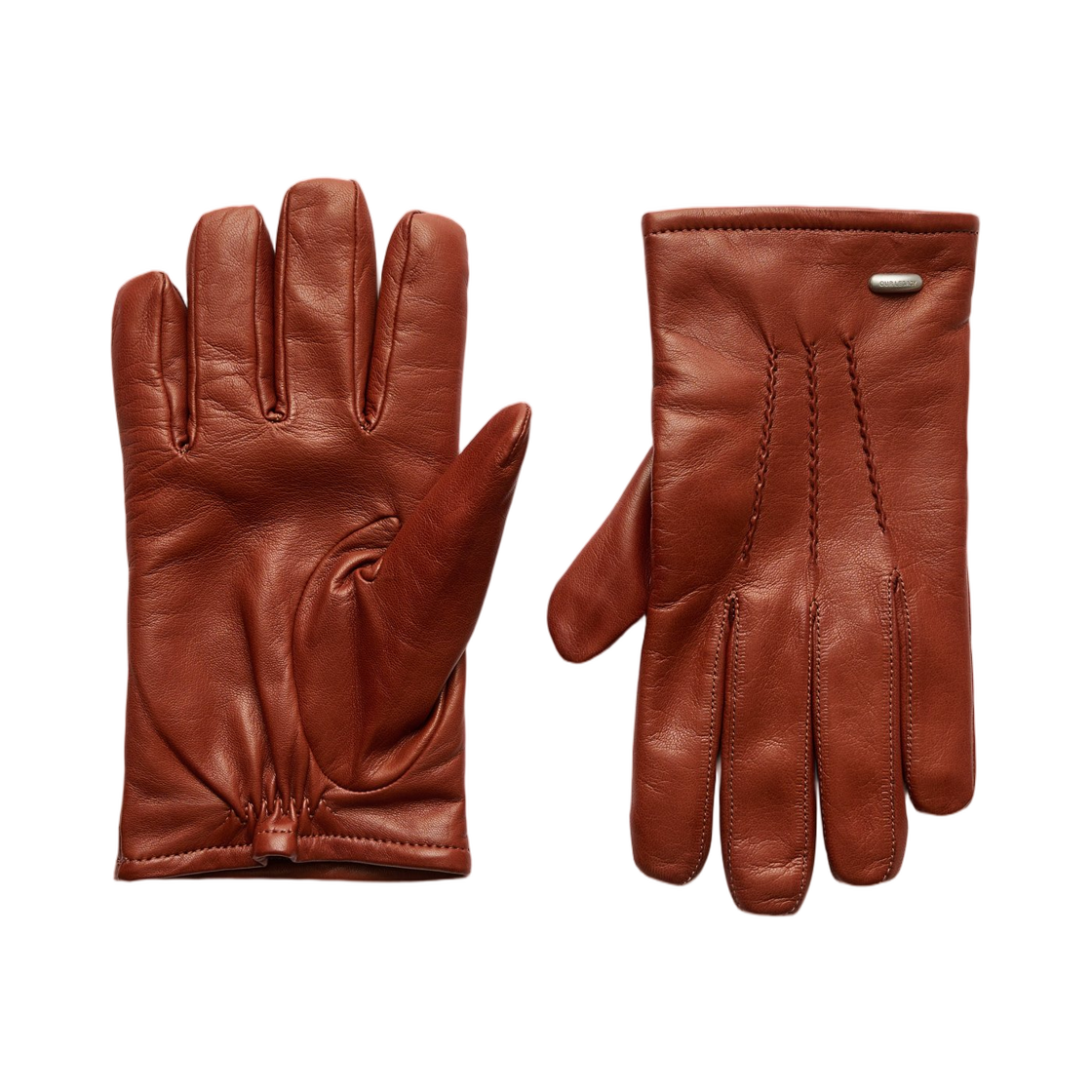 A4258HA Our Legacy His Gloves Amber Brown Nappa