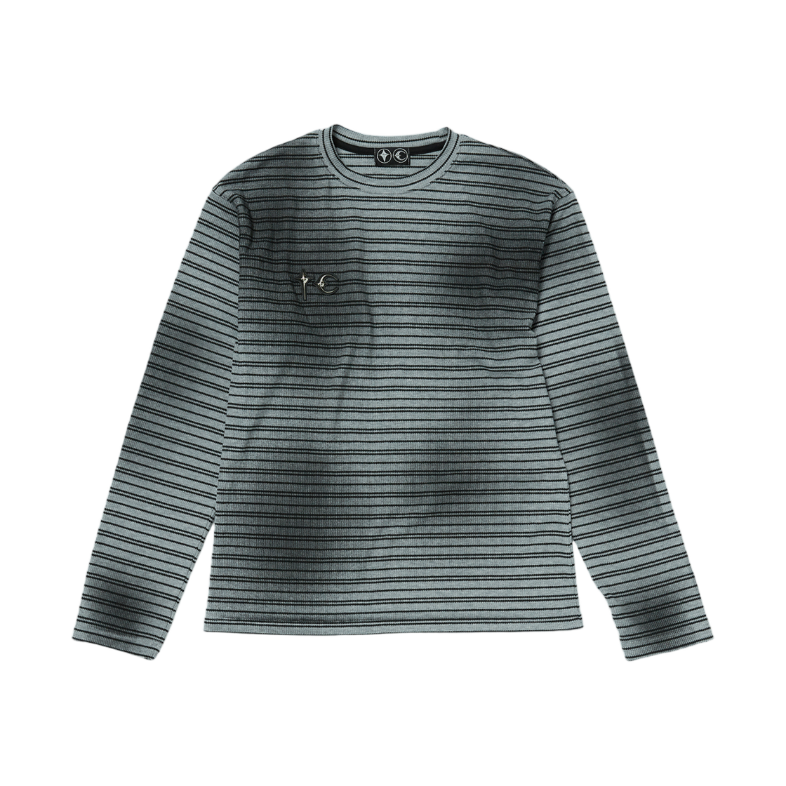 떠그 클럽 TC 스트라이프 롱 슬리브 그레이(Thug Club TC Striped Long Sleeve Gray)