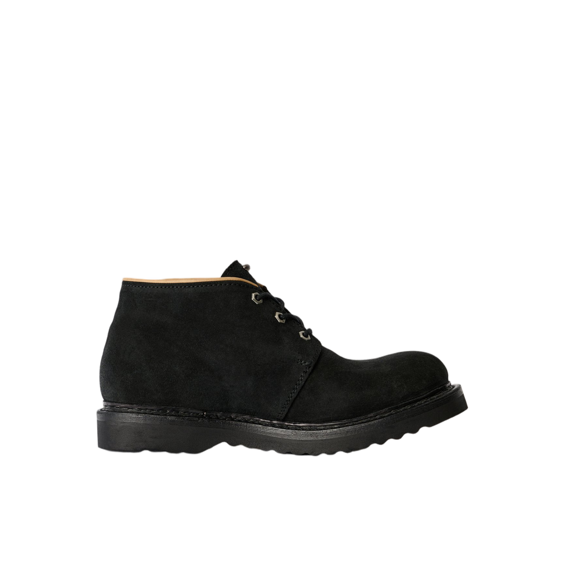 A4257CD Our Legacy Chukka Boot Dim Black Velour Suede