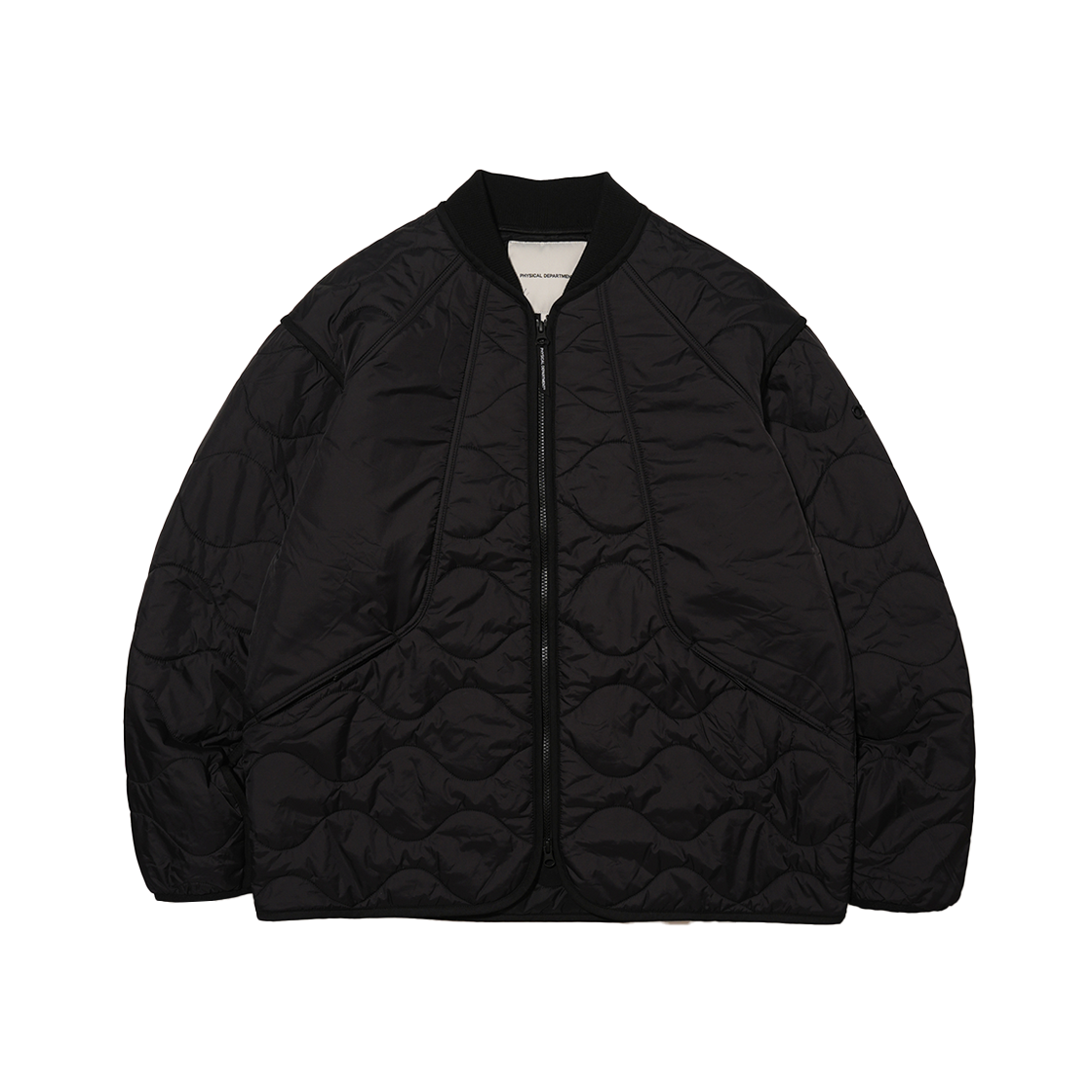 피지컬 디파트먼트 나일론 필드 퀄팅 자켓 블랙(Phyps Dept Nylon Field Quilted Jacket Black)