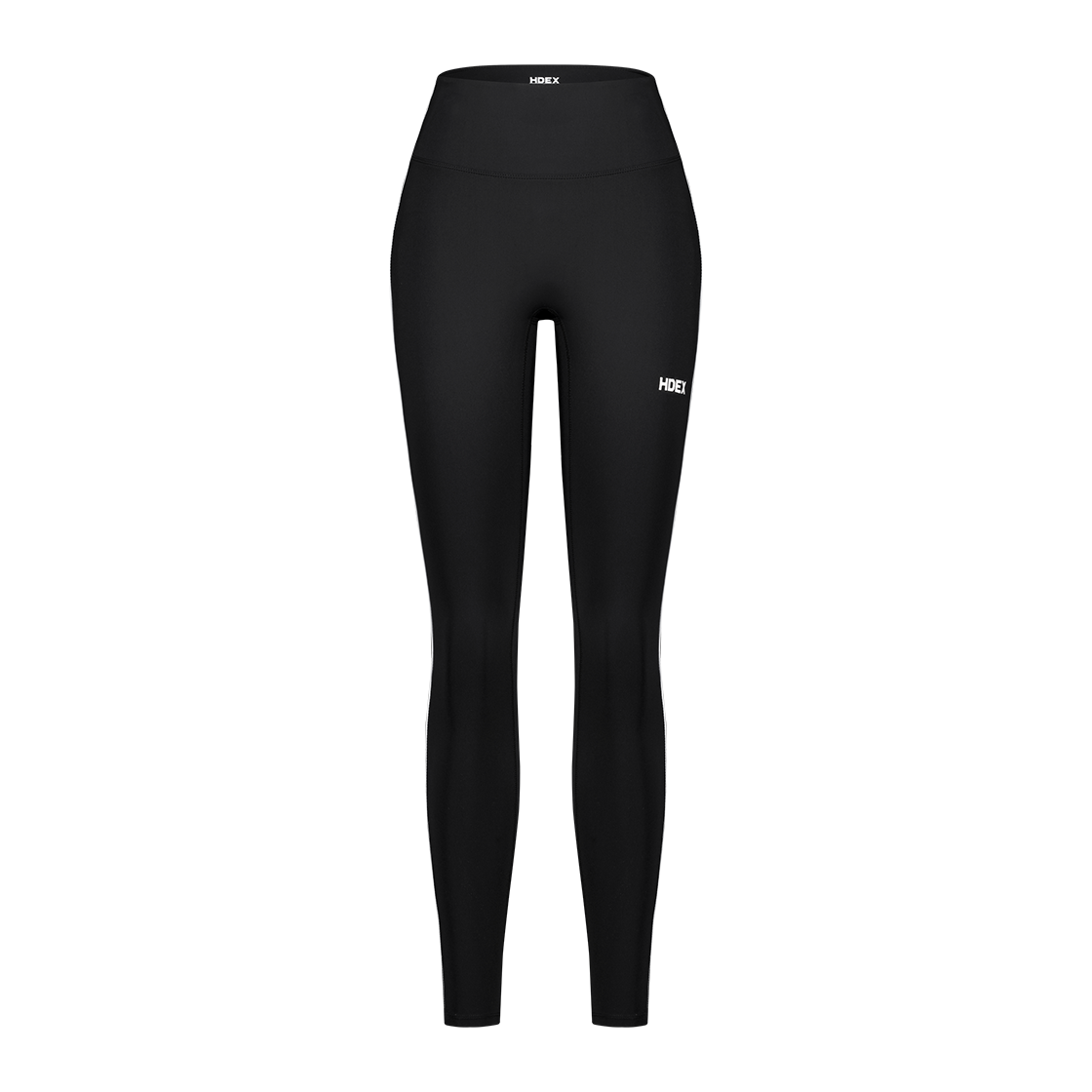 H253WSSLL090BK HDEX Womens Support Piping Leggings Black