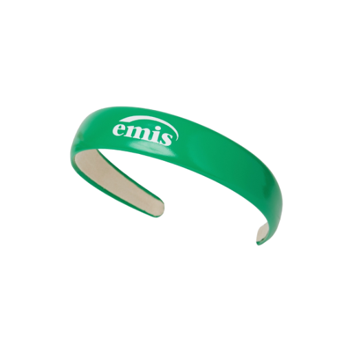 (W) 이미스 에나멜 헤어밴드 그린((W) Emis Enamel Hairband Green) - 1