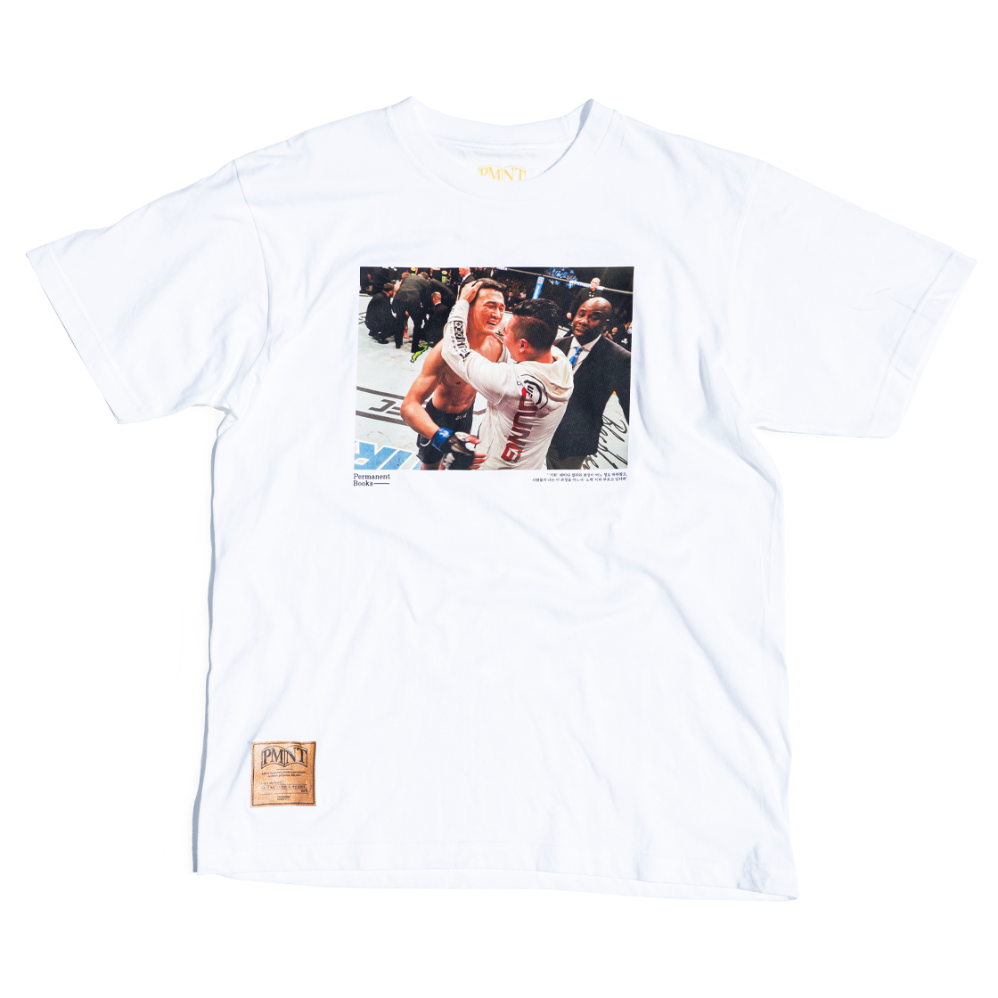PMNT x 정찬성 티셔츠 화이트 A(PMNT x Jung Chan Sung T-Shirt White A)