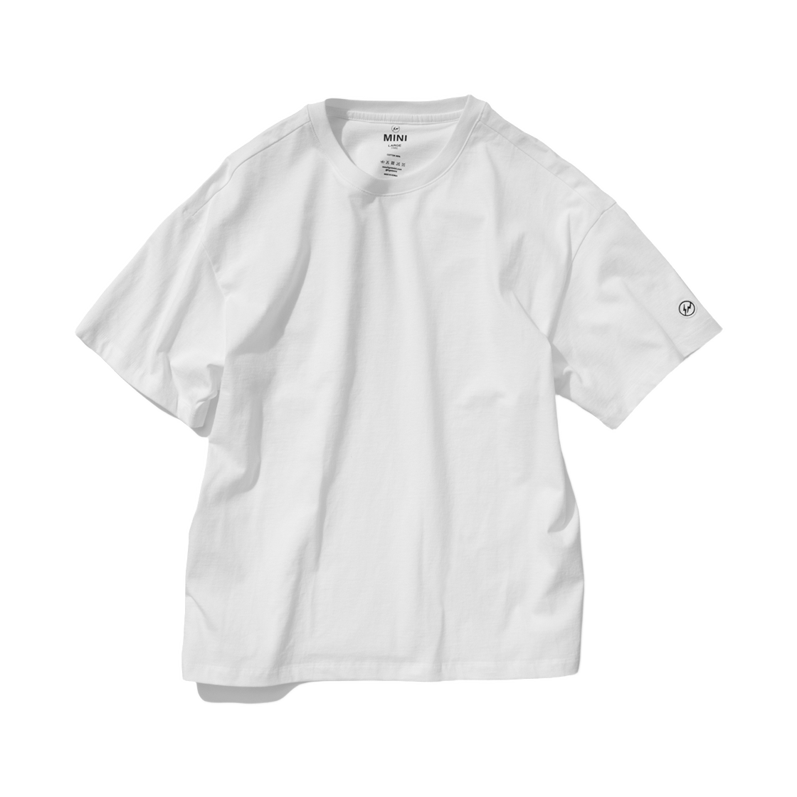(키즈) 프라그먼트 미니 로고 패치 티셔츠 오프 화이트((Kids) Frgmt Mini Logo Patch T-Shirt Off White)
