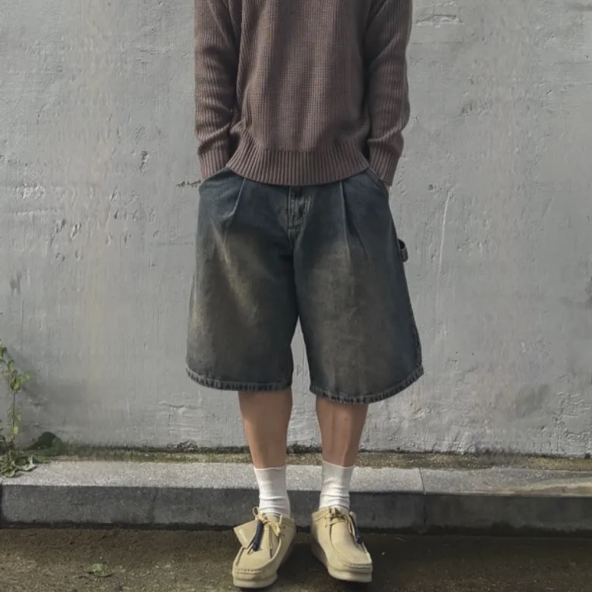 Clarks Wallabee Maple Suede 착용 스타일