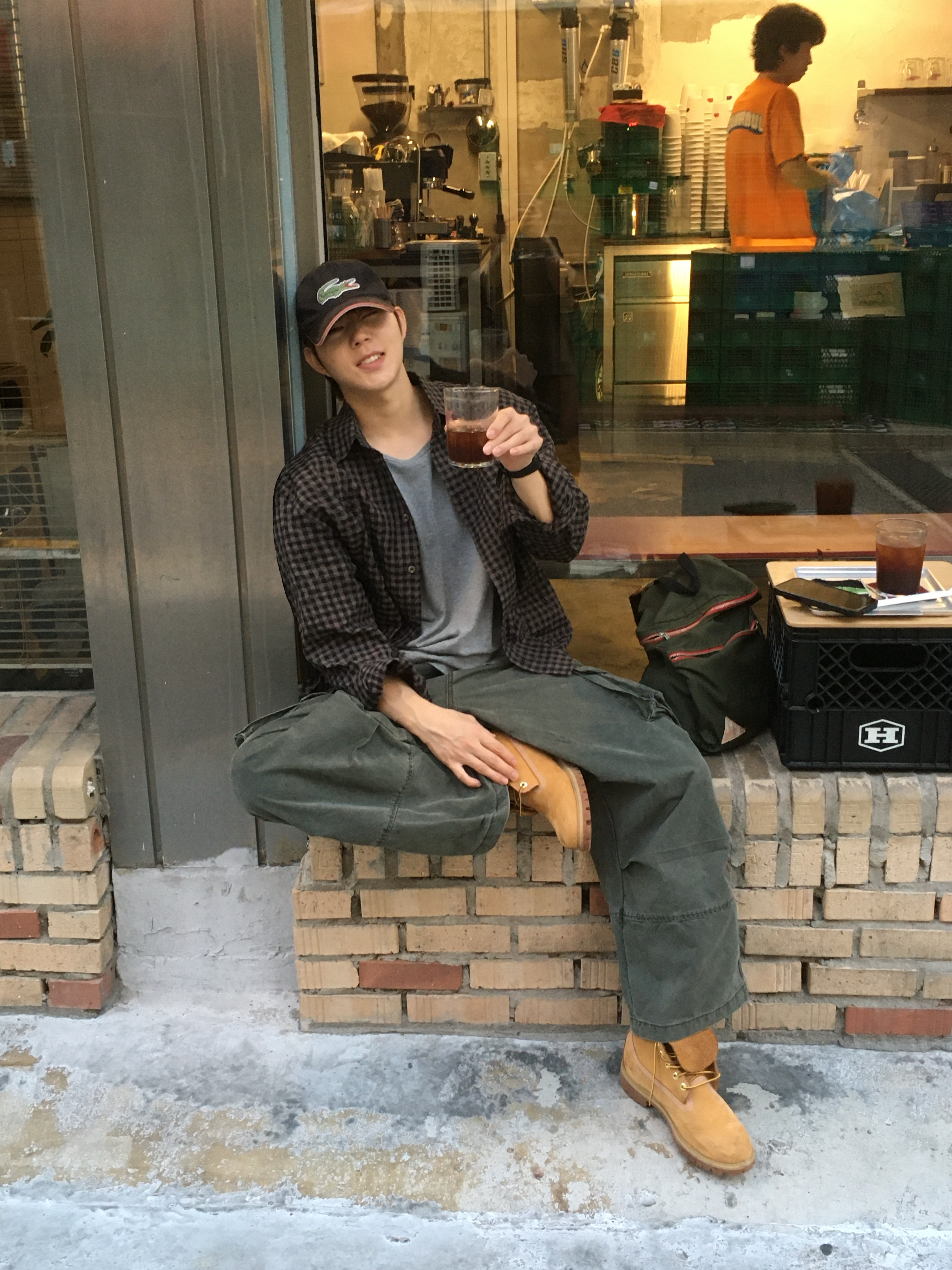 Timberland Premium 6 inch Waterproof Boot Wheat Nubuck - Wide 착용 스타일 - 2